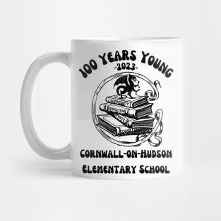 Happy Birthday, Happy Anniversary, 100 Years Black Logo Mug